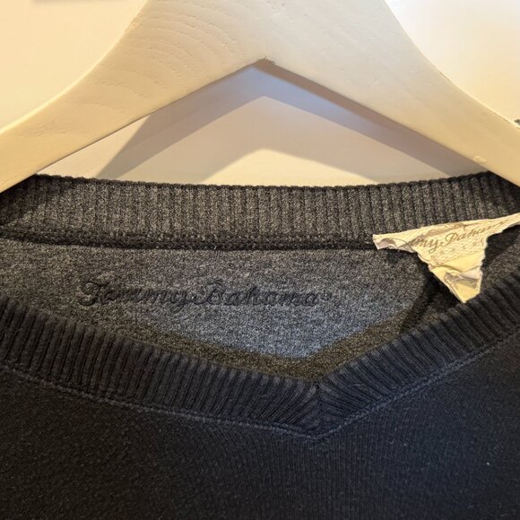 Black Tommy Bahama Relax Men's XL Sweatshirt - Picture 2 of 3